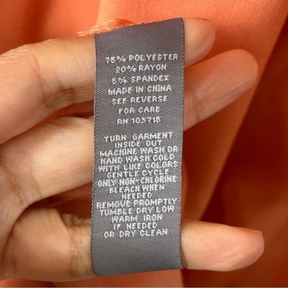 Sharagano Women's Short Sleeve Casual Shirt Dress with Front Pockets Size 14 - Picture 8 of 12